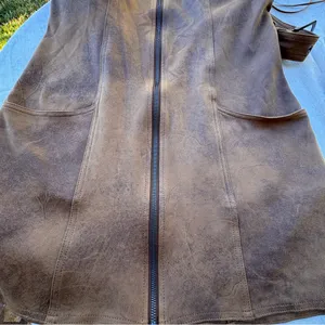 Free People Western Wind faux leather minidress Size Small thumbnail 9