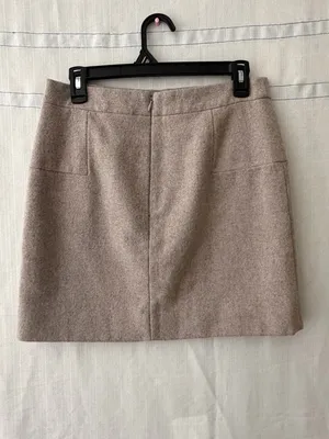J.Crew women’s Size 6 Wool Blend Mini Skirt Beige Lined Classic(A531) thumbnail 6