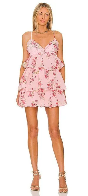 NBD NWT Revolve Oslo Mini Dress In Garden Floral thumbnail 1