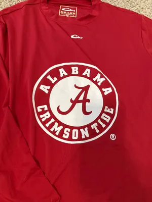 Drake Long Sleeve University of Alabama Shirt thumbnail 3