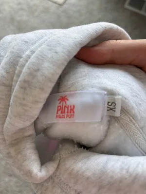 Pink Palm Puff Everything Comes in Waves Hoodie thumbnail 2