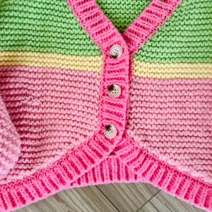 Fairycore Knit Sweater Pink thumbnail 4
