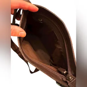 Gucci GG Nylon Crossbody Messenger Bag- Chocolate Brown thumbnail 6
