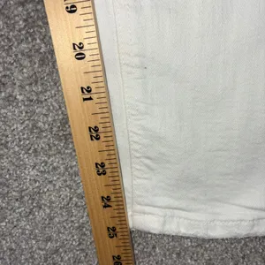 Pilcro & the Letterpress Anthropologie Jeans Womens 27‎ Cream High Rise Slim thumbnail 9