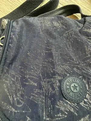 Kipling Navy Blue Kichirou Insulated Lunch Bag Crossbody with Monkey Keychain thumbnail 8
