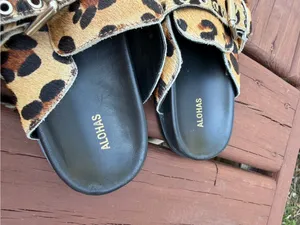 ALOHAS Halia Leopard Print Buckle Mules Clogs EU 41 US 10.5 $220 thumbnail 7