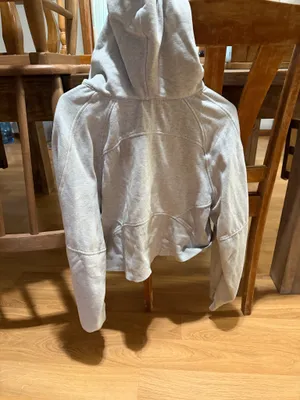 Grey Lululemon Oversized Scuba M/L Half-Zip thumbnail 5