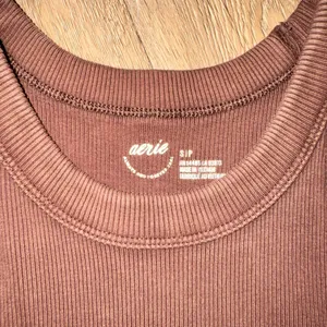 Aerie Brown Ribbed Tank thumbnail 2