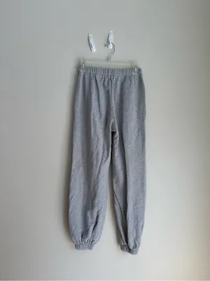 Brandy Melville Light Gray Sweat Joggers with Logo thumbnail 4