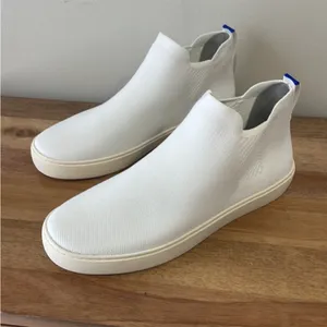 Rothy's | RETIRED Bright White 'The Chelsea' Boot‎ Sneakers | Sz 10 B74 thumbnail 4
