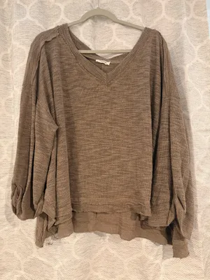 Oversized light weight sweater Brown Size XL thumbnail 1