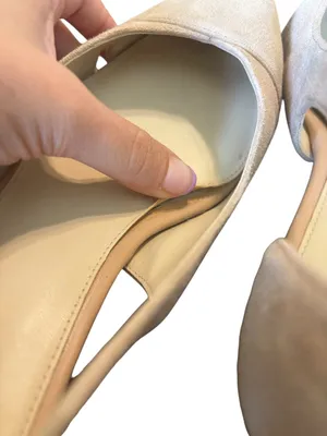Cole Haan Caia 55 Brush Tan Suede D’Orsay Block Heel Pumps Size 8B thumbnail 8