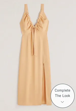 Abercrombie Orange Midi Dress thumbnail 2
