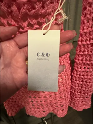 Boutique Pink knit Off the shoulder sweater thumbnail 5