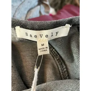 Baevely NEW Faded Black Denim Trapeze Maxi Dress Whimsygoth Grunge Size M Y2K thumbnail 7