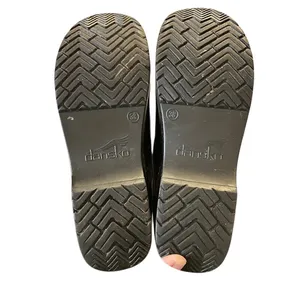 Dansko Black Silver Leopard Patent Leather Clogs Women's EU 38 US 7.5 Comfort thumbnail 6