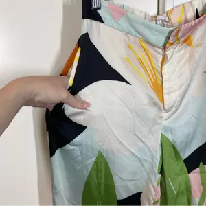 Great Jones Pants Wide Leg Multi Floral size 4 coastal Beachy resortwear Flowy‎ thumbnail 4