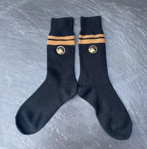 Cute black bear socks thumbnail 1