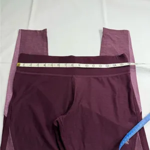 PINK Victoria's Secret Burgundy Leggings thumbnail 7