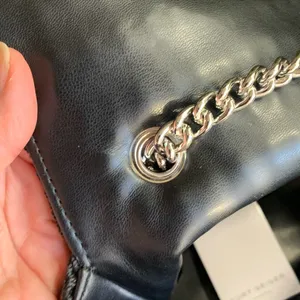 Authentic KURT GEIGER LONDON SILVERSTONE STUDS CROCHETED/LEATHER FLAP CROSSBODY thumbnail 9