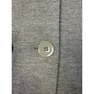 J Crew Jacket Womens Small Gray‎ Wool Double Breasted Peacoat Button Closure Gray thumbnail 9