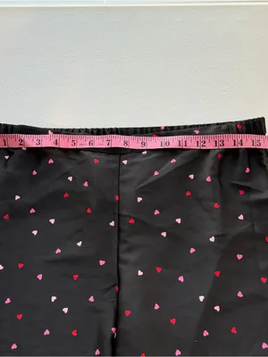 kate spade Black Pajama pants with Pink Heart Print thumbnail 5