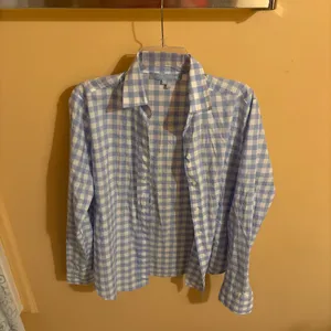 Hill House James Button Up Shirt in It Blue thumbnail 3