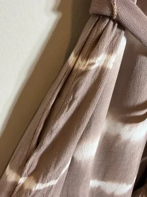 American Eagle Tie Dye Wide Leg Jumpsuit Women's Large Brown Flowy Boho Festival thumbnail 8
