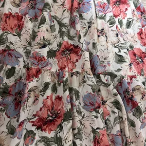 Floral Maxi Dress with Rope Straps and tie in the back; size medium thumbnail 6