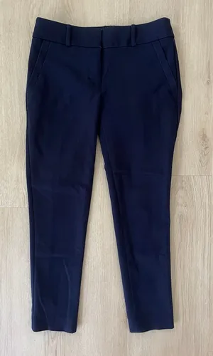 LOFT Petites Marisa Skinny Pant in Navy Blue Size 00P thumbnail 1