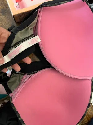 PINK wireless push up bra 36DD thumbnail 2