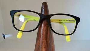 Nike Yellow & Black Prescription Glasses Frames, Case, & Cleaning Cloth thumbnail 1