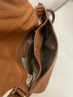 Michael Kors Bedford Convertible Zipper Flap Medium Size, Brown Crossbody thumbnail 10