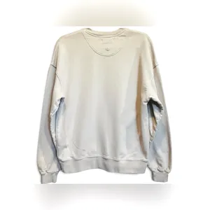 ANINE BING Muse Tiger Crewneck Oversized Sweatshirt - Stone Tan Size XS thumbnail 3