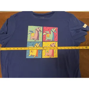 Women's Junior Fortnite Blue Loot Llama Unicorn T-Shirt Tee Shirt 3X thumbnail 6