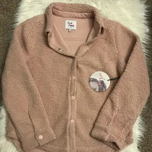 NWT Pink Petals Los Angeles light Pink sherpa coat jacket thumbnail 3