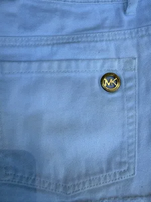 MICHAEL Michael Kors White Denim Cutoff Shorts Sz 8‎ Raw Hem Summer Short Shorts thumbnail 9