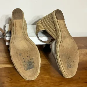 Women’s Sam‎ Edelman Harmony Suede Espadrille Wedge Size 10M thumbnail 7