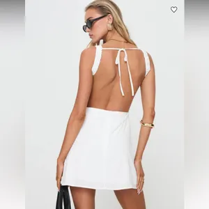 Princess Polly - Swoon Open Back Cotton Minidress thumbnail 4