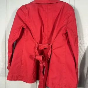 Gap Red Women’s Peacoat Size Medium EUC thumbnail 8