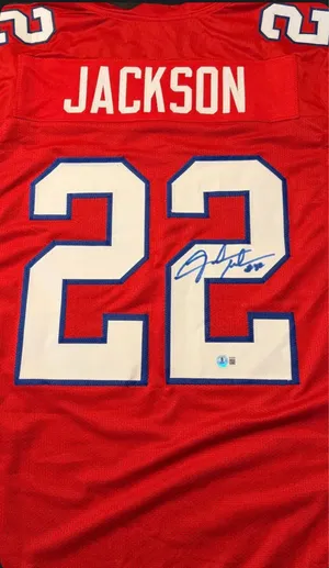 Fred Jackson autographed Jersey Red Size XL thumbnail 3