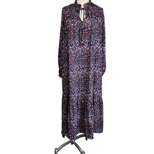 Y.A.S Yasmalone Oversized Floral Long Sleeve Maxi Dress‎ Boho 7/8 Sz Small thumbnail 2