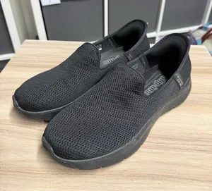 Skechers Go Walk Flex Black Slip-On Mesh Comfort Sneakers thumbnail 1