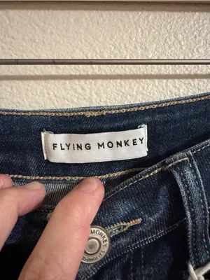 Flying Monkey Women’s Medium Indigo Ripped Skinny Jeans thumbnail 2