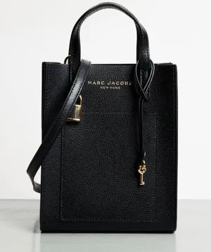 Marc Jacobs Black Leather Small Tote thumbnail 6