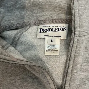 Pendleton Full Zip Jacket Heather Gray Cotton Blend   Casual Small‎ thumbnail 4