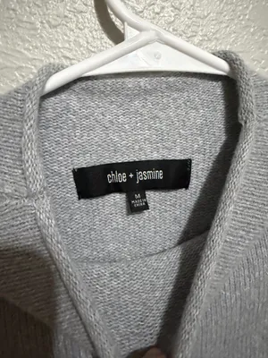 Chloe + Jasmine sweater Gray Size M thumbnail 3