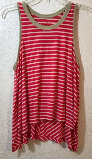 We the free striped tank top SZ S/P thumbnail 1
