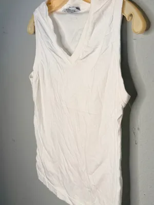 Hard Tail Forever White Cotton Shirt nwot thumbnail 2