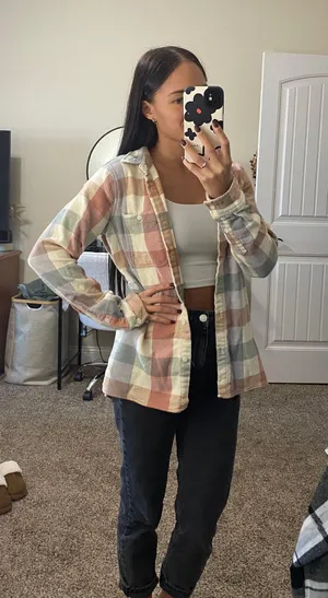 Thread and Supply Flannel Plaid Top thumbnail 2